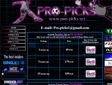 Tablet Screenshot of pro-picks.net